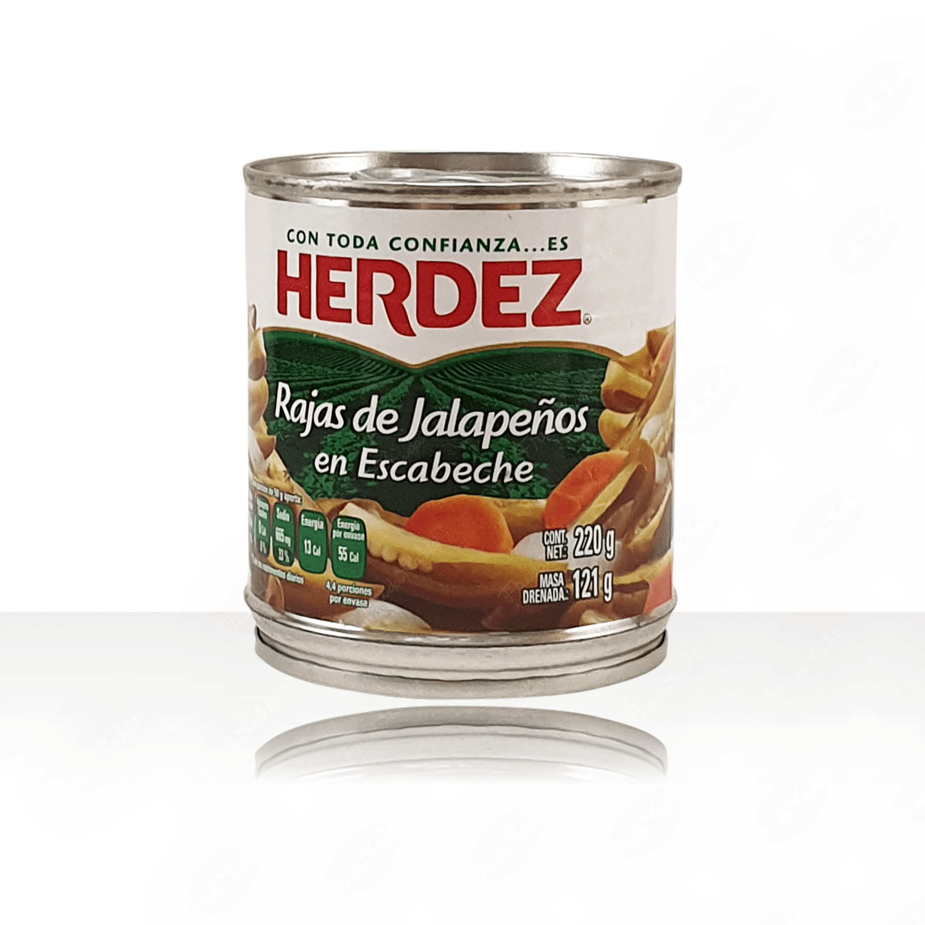 Herdez Chile Jalapeño Rajas  220g